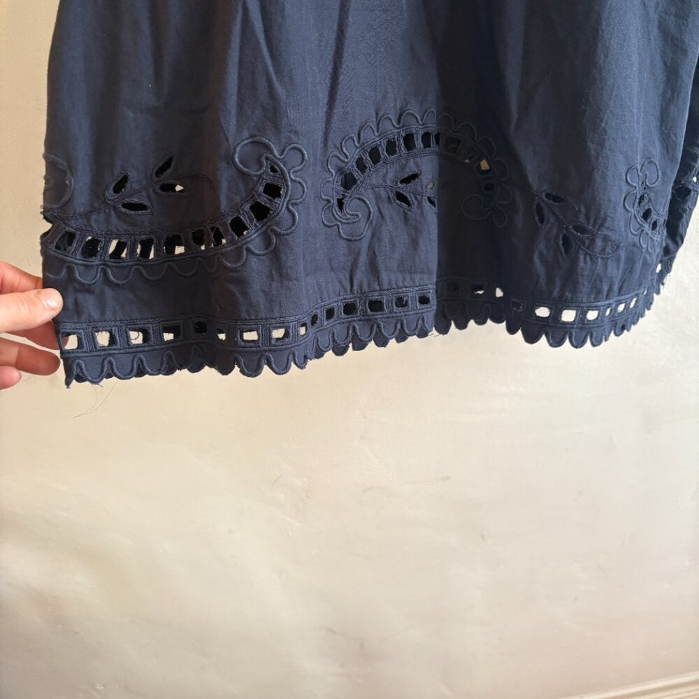 Sea NY Santos Eyelet Navy Top - Picture 4 of 10